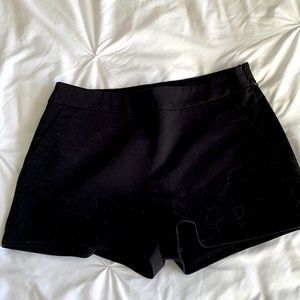 Express black shorts.
